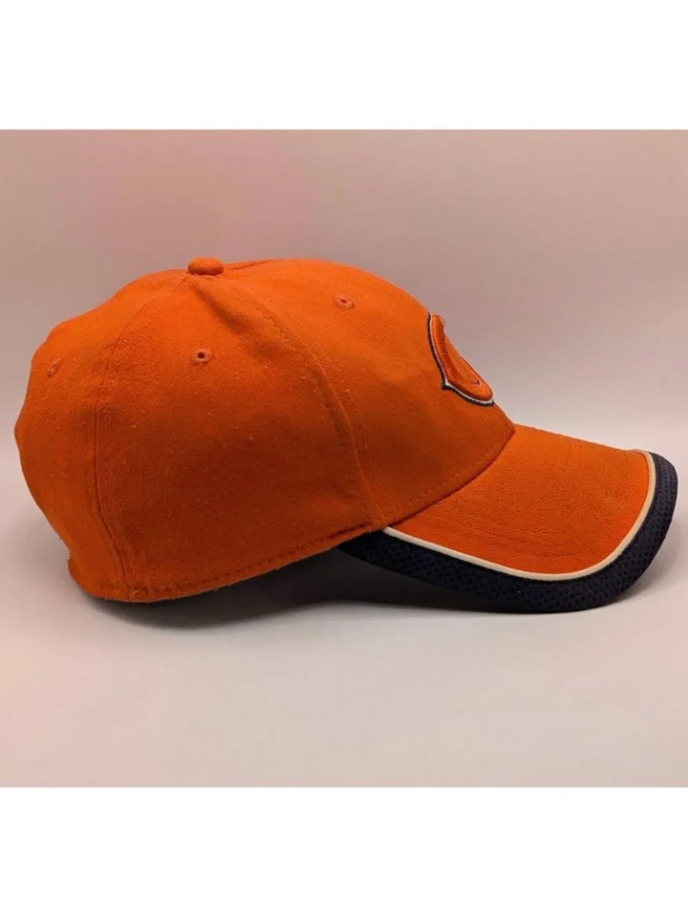 Vintage Chicago Bears NFL New Era Orange Fitted Hat 39THIRTY Adult Size M/L Cap